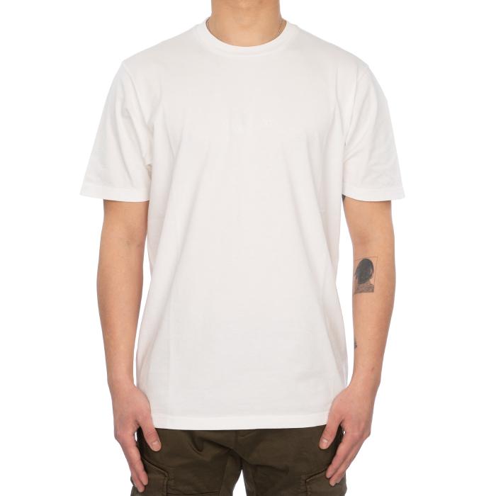 CP Company Logo Print Short Sleeve T-Shirt Men White Cotton