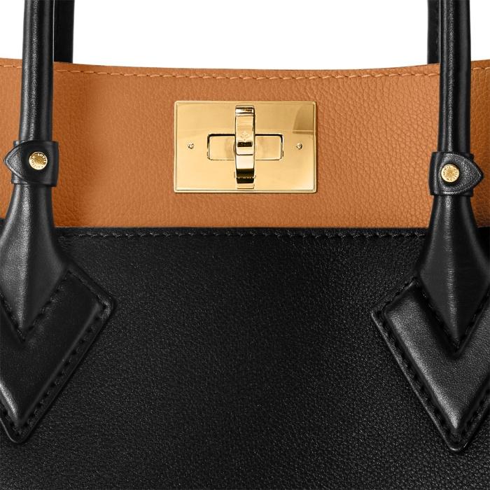 Louis Vuitton On My Side MM Leather Tote Bag M53826