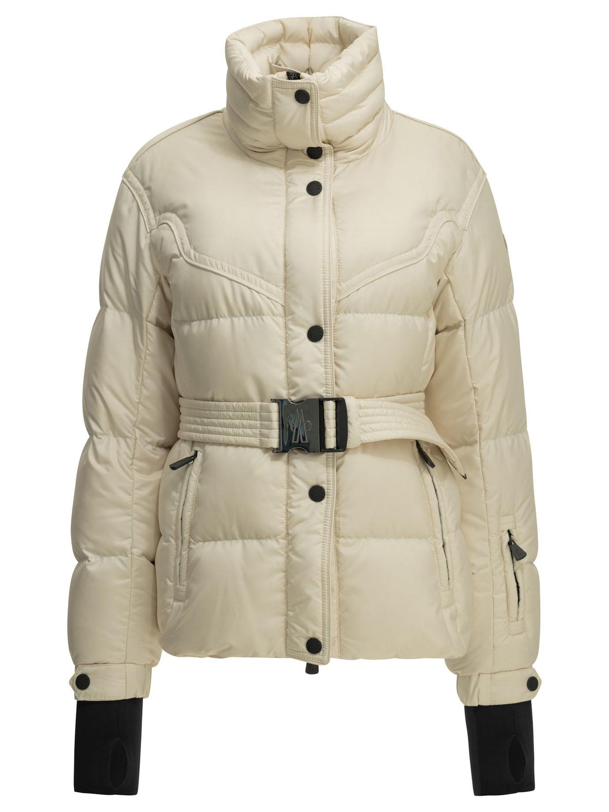 Moncler White Down Puffer Jacket for Women
