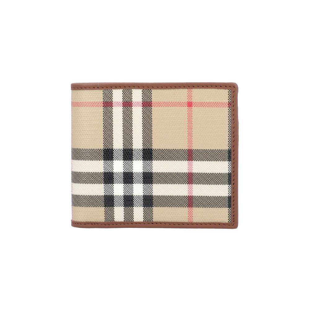 BURBERRY Check Bifold Wallet for Men 8128248 A7026