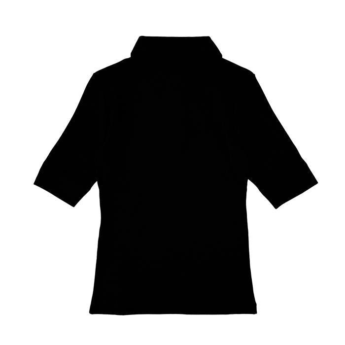 CELINE Triomphe Logo Short-Sleeve Cotton Knit Polo Shirt