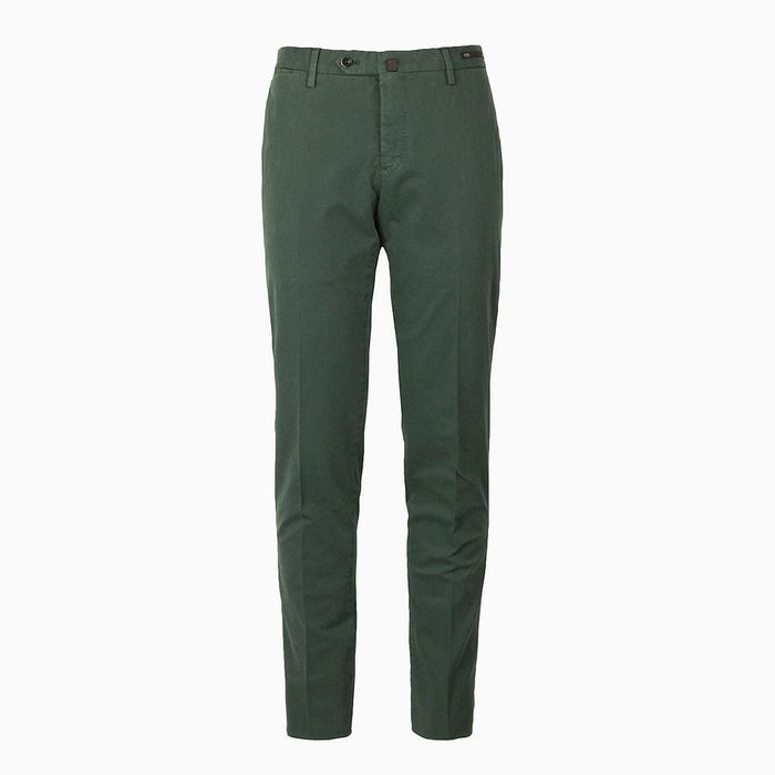 PT TORINO Dark Green Flare Evo Fit Classic Pants TT02 0451