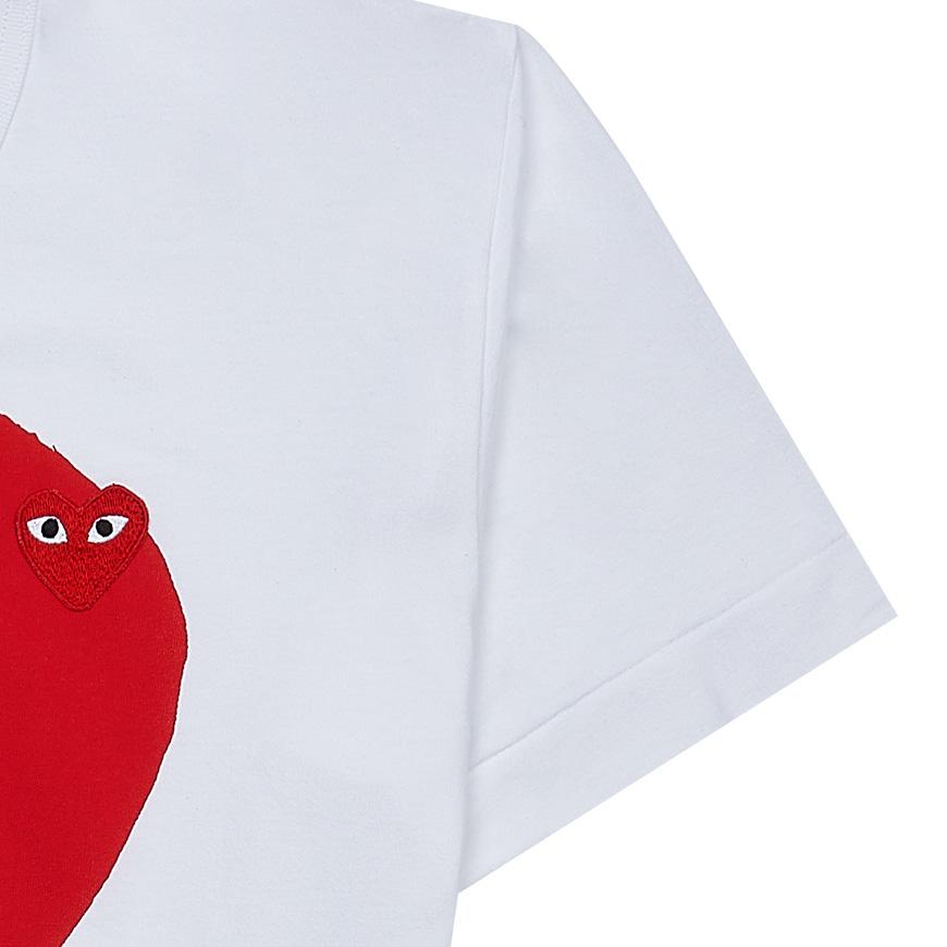 Comme des Garcons Unisex Short Sleeve T-Shirt AX T220 051 WHITE