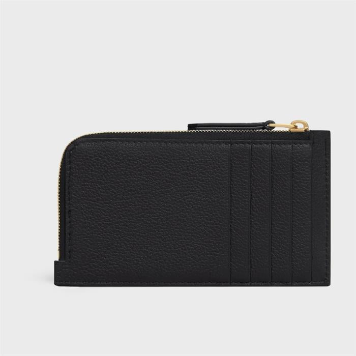 CELINE Long Zip Card Wallet Supple Grained Calfskin GFS3