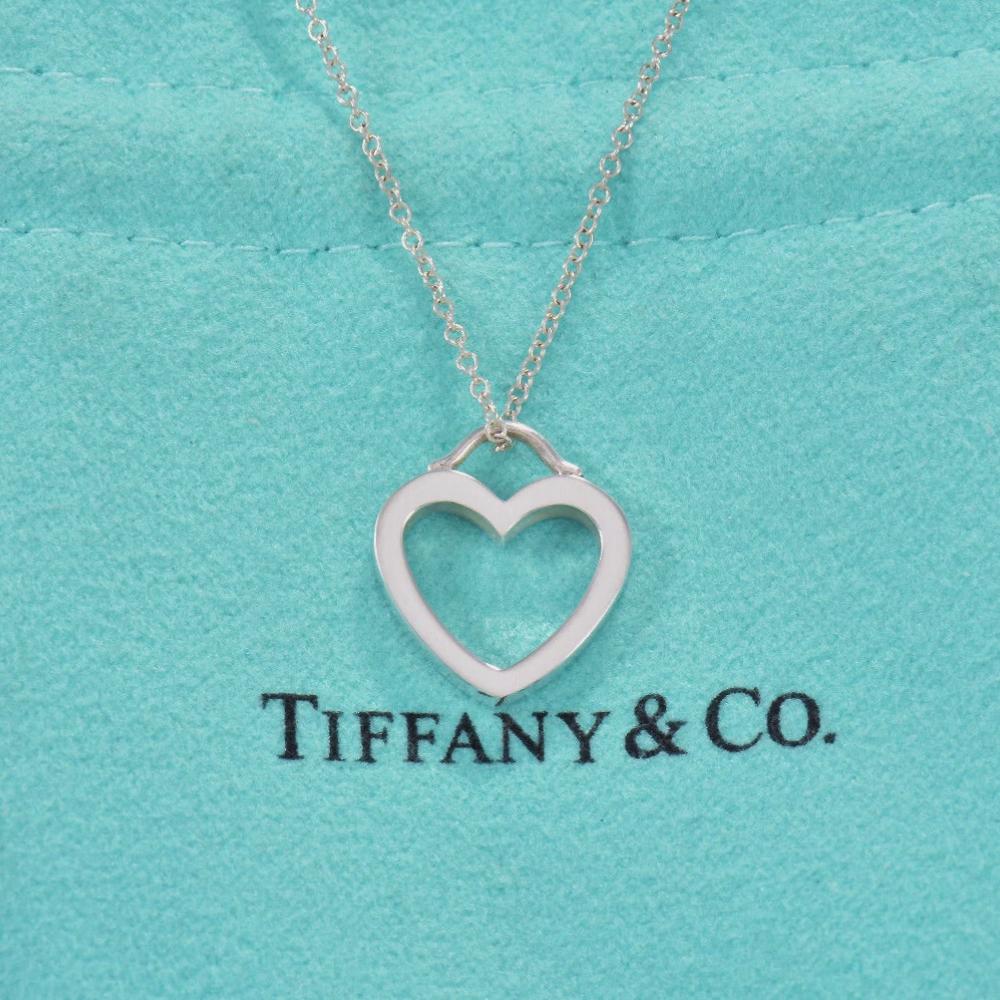Tiffany & Co 925 Sterling Silver Sentimental Heart Necklace