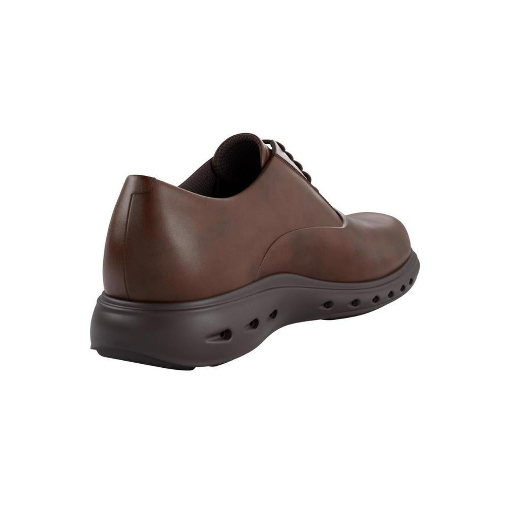 ecco Hybrid 720 Leather Oxford Dress Shoes Men Black