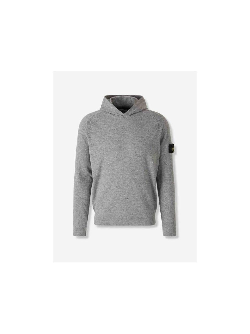 STONE ISLAND Light RWS Geelong Wool Hooded Sweater 5100015 S00B4 V0M6B