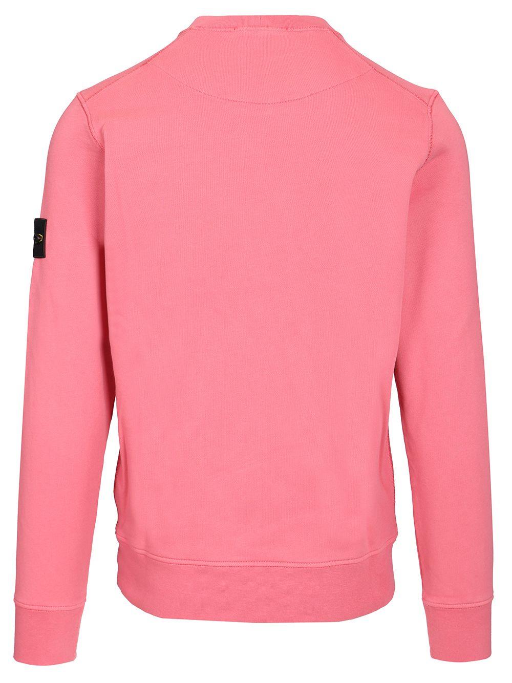 STONE ISLAND Black Cotton Sweatshirt for Men