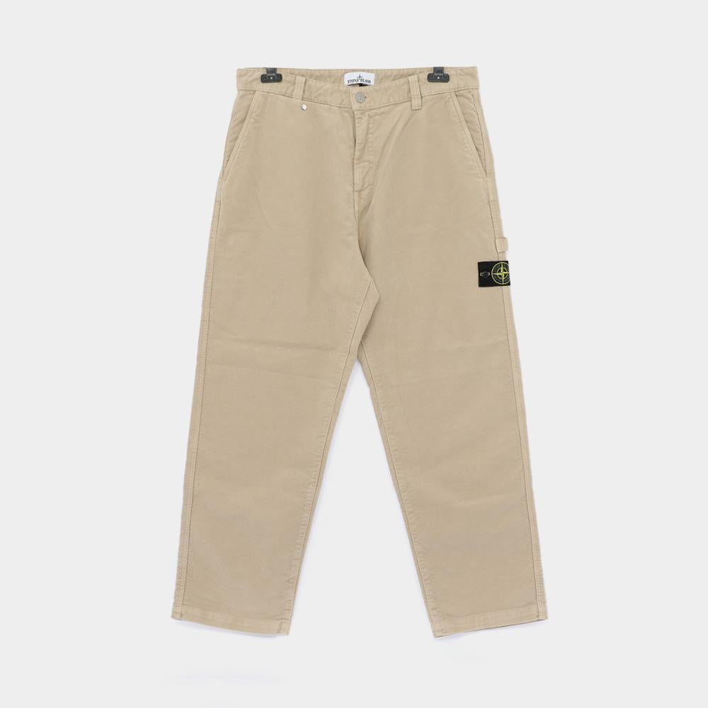 STONE ISLAND Cotton Moleskin TC Logo Patch Men’s Classi K2S153100023 S0228 V009A