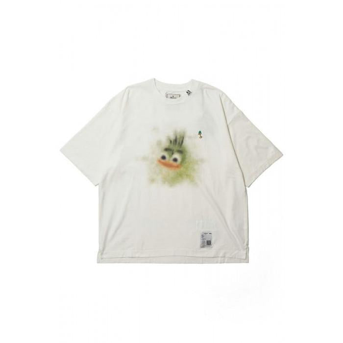 Maison Mihara Yasuhiro Leon Print Short Sleeve T-Shirt White J16TS861