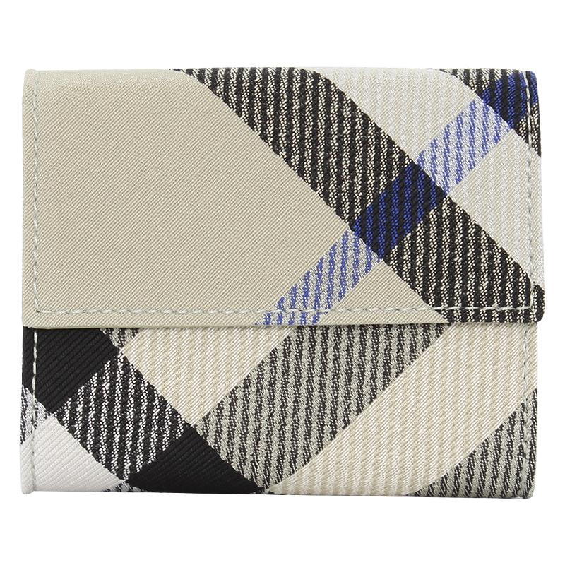 BURBERRY Check Jacquard Women’s Bifold Wallet