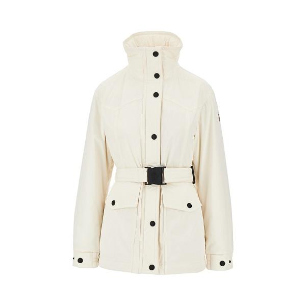 Moncler White Down Puffer Jacket for Women