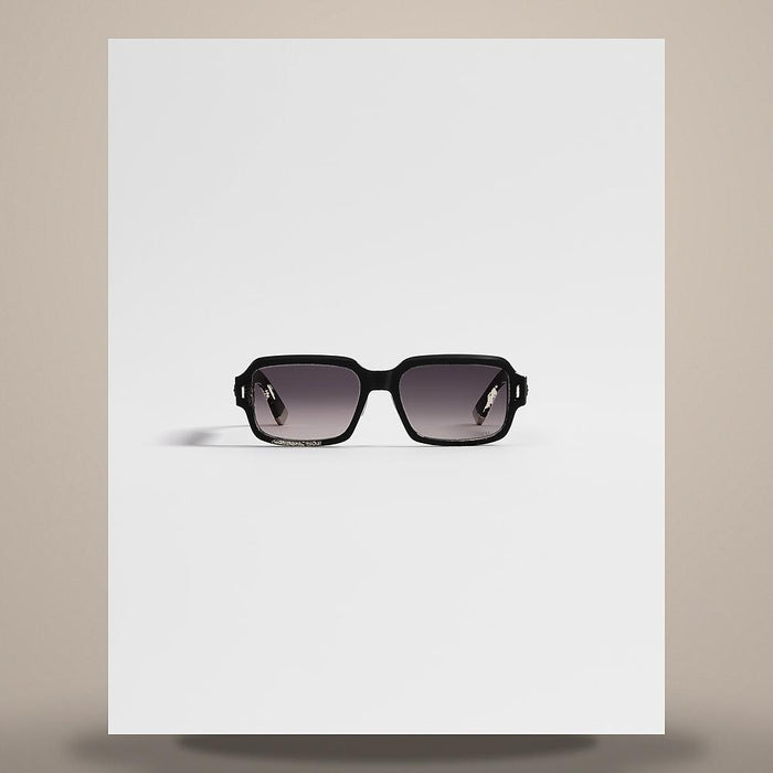 DIOR Black Rectangular DiorTailing S2F Sunglasses