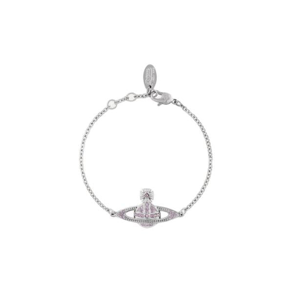 Vivienne Westwood Mini Bas Relief Chain Bracelet Violet 61020051 02P491