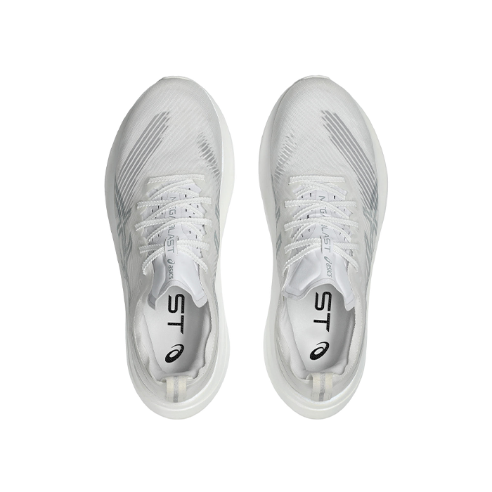 Asics White Piedmont Grey Running Shoes Low-Top Sneakers Unisex 1013A170 100