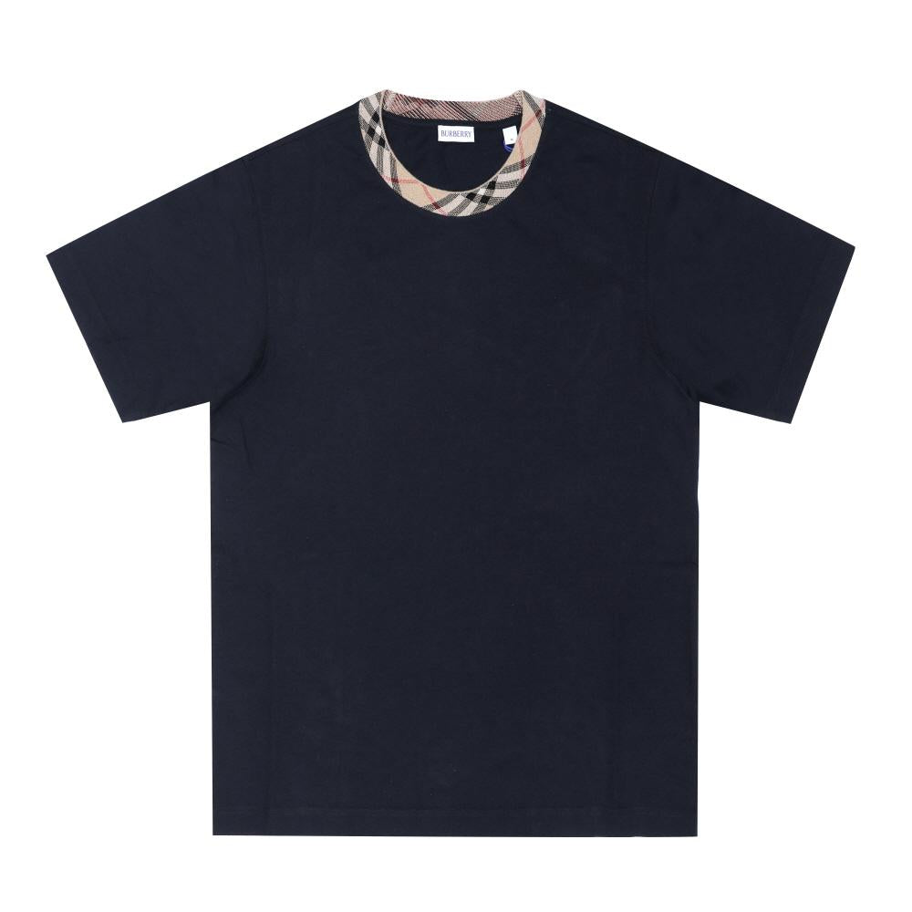 BURBERRY Check Trim Short Sleeve Men’s T-Shirt 8118959 A1222