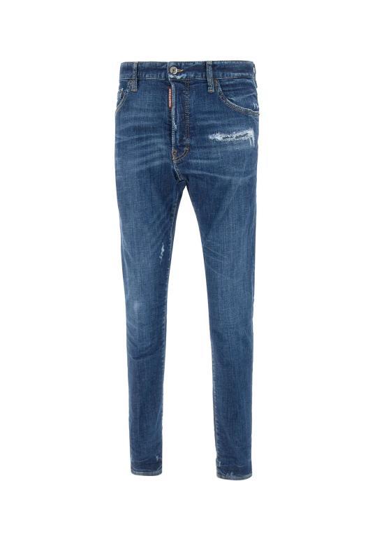 Dsquared2 Blue Distressed Slim Fit Denim Jeans Men S74LB1727 S30872470