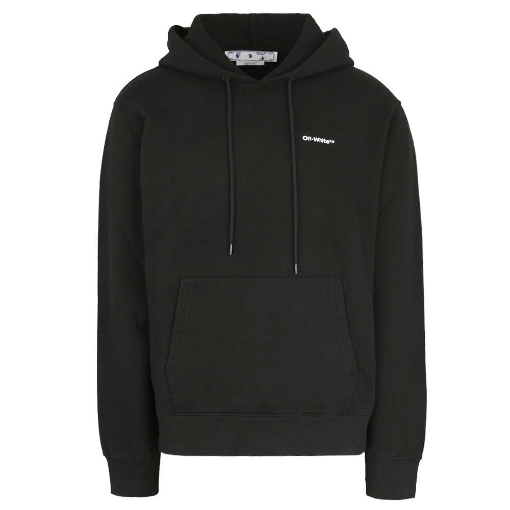 OFF WHITE Men's Logo Pullover Hoodie OMBB097F22FLE015 1001
