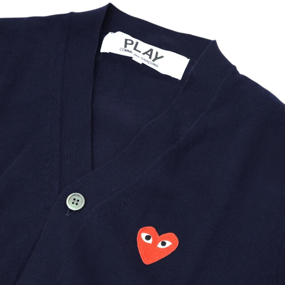 Comme des Garcons Red Heart Unisex Knit Cardigan