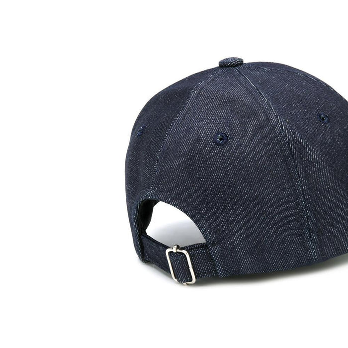 A.P.C. Indigo Charlie Logo Embroidered Cap