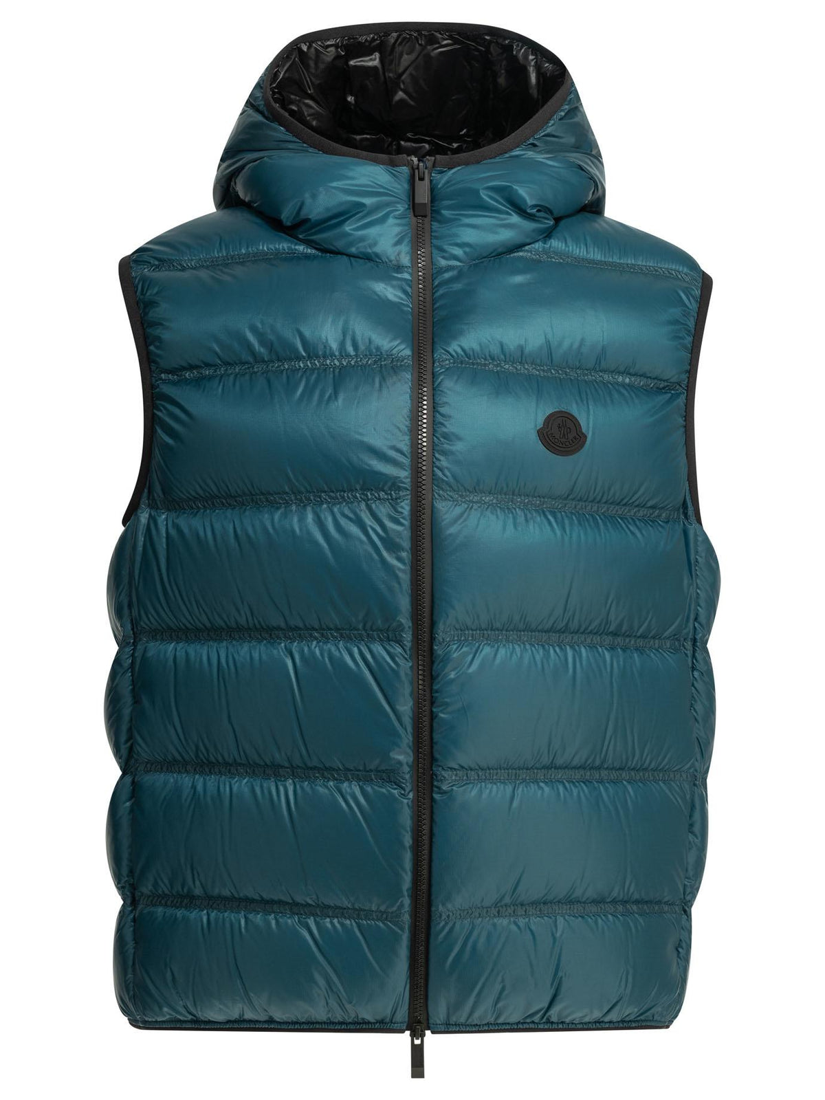 Moncler Navy Quilted Down Puffer Vest for Men