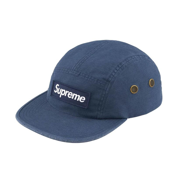 Supreme Military Camp Cap Logo Navy Unisex