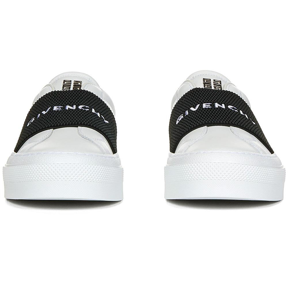 GIVENCHY Women City Banding Silver Tab Low Top Sneakers