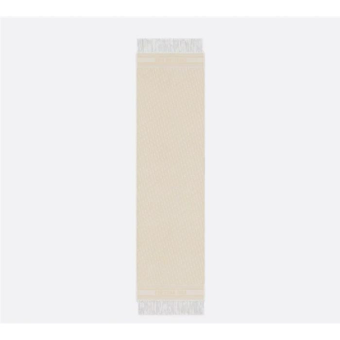 DIOR Oblique Pattern Wool Scarf Muffler Shawl 51DOB209L080 CO90