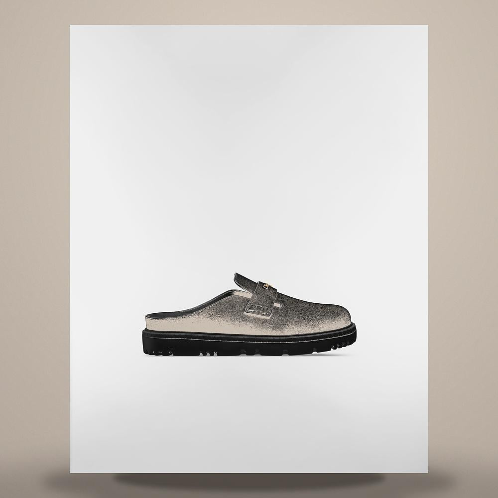 DIOR Black Suede Calfskin Boy Mule Slippers KDF135SUE S900