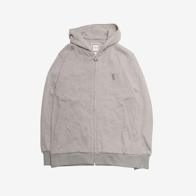 WOOYOUNGMI Gray String Hooded Zip-Up Jacket Women M241TS41 734G