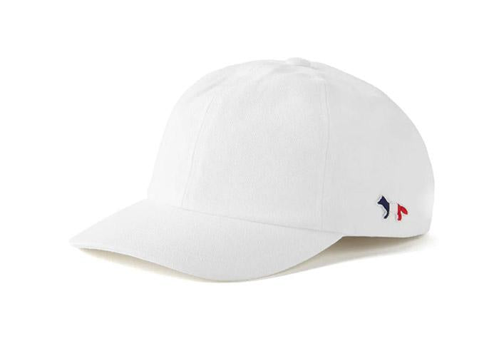 Maison Kitsune Tricolor Fox Logo Cotton Blend Baseball Cap W HU06100 WW0007 P101