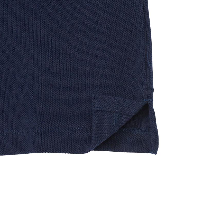 AMI Polo Collar Short Sleeve T-Shirt Unisex Navy/Green