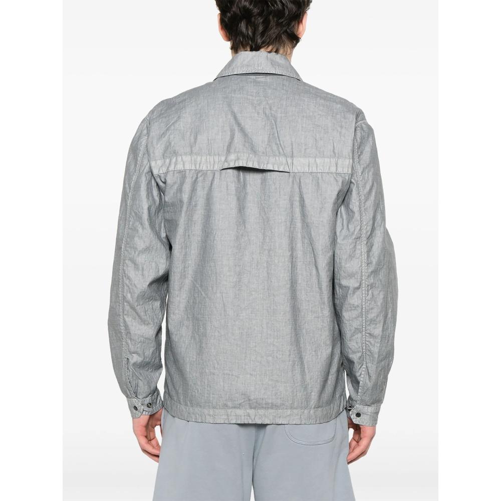 CP Company Linen Waxed Mens Shirt Jacket