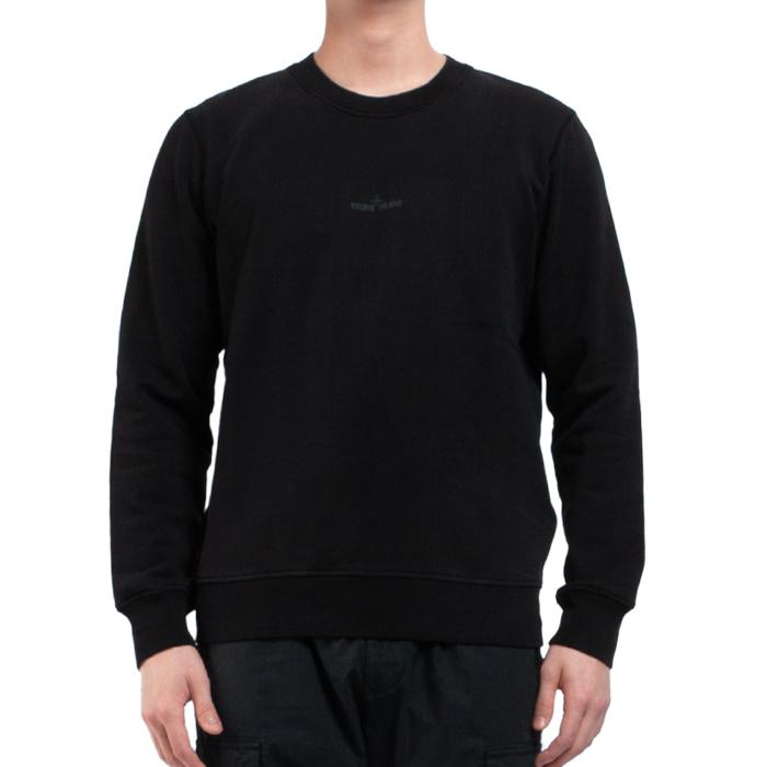 STONE ISLAND Front & Back Logo Print Regular Fit Sweatshirt 6100665 S0083 V0029