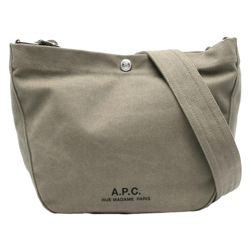 A.P.C. Journal Small Crossbody Bag Black Leather Unisex