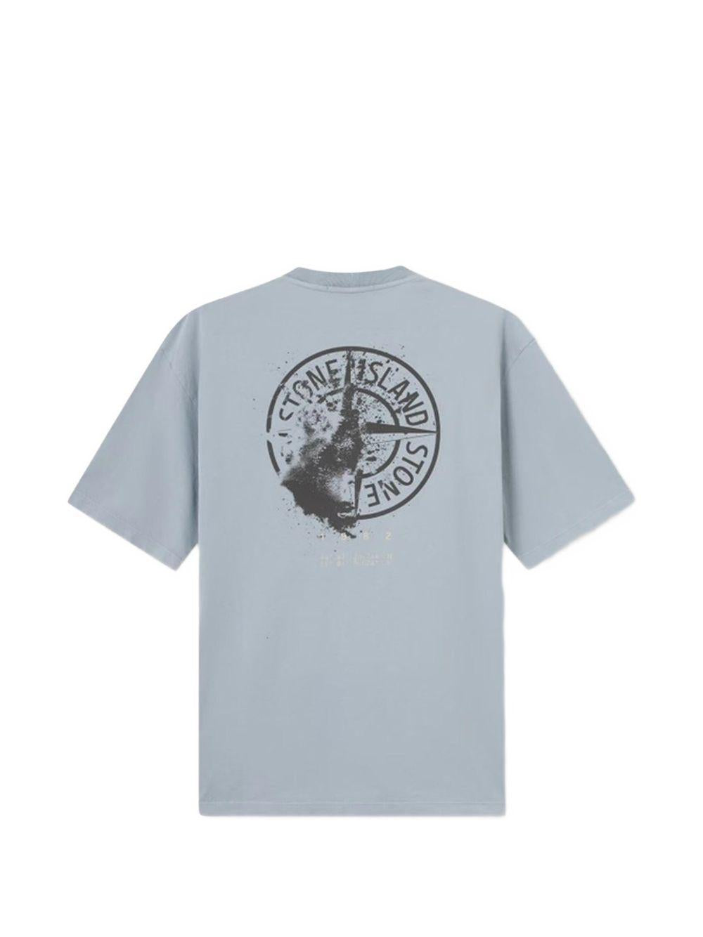 STONE ISLAND Short Sleeve T-Shirt FW26 Green Cotton Men’s Top