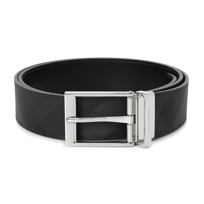 BURBERRY Men’s Reversible Check Leather Belt 8064959
