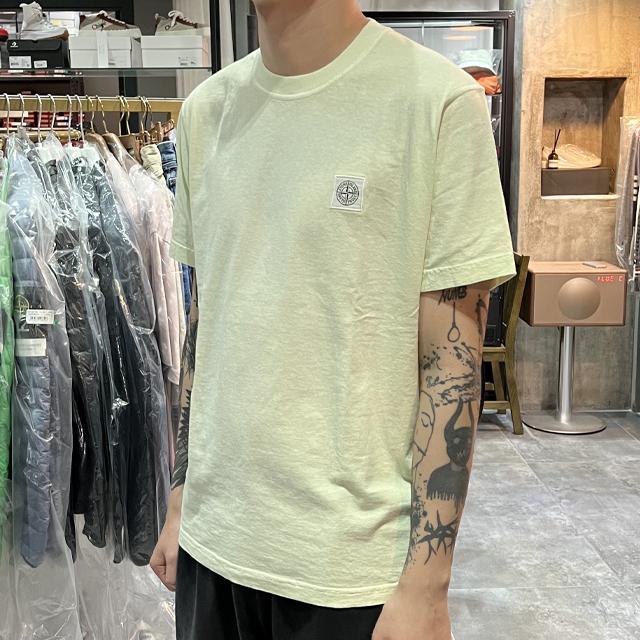 STONE ISLAND Fissato Logo Patch Short Sleeve T-Shirt V0152