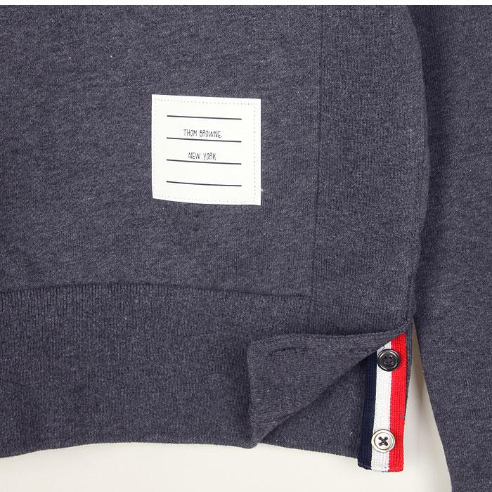 THOM BROWNE 4-Bar Women’s Dark Gray Cotton Sweatshirt