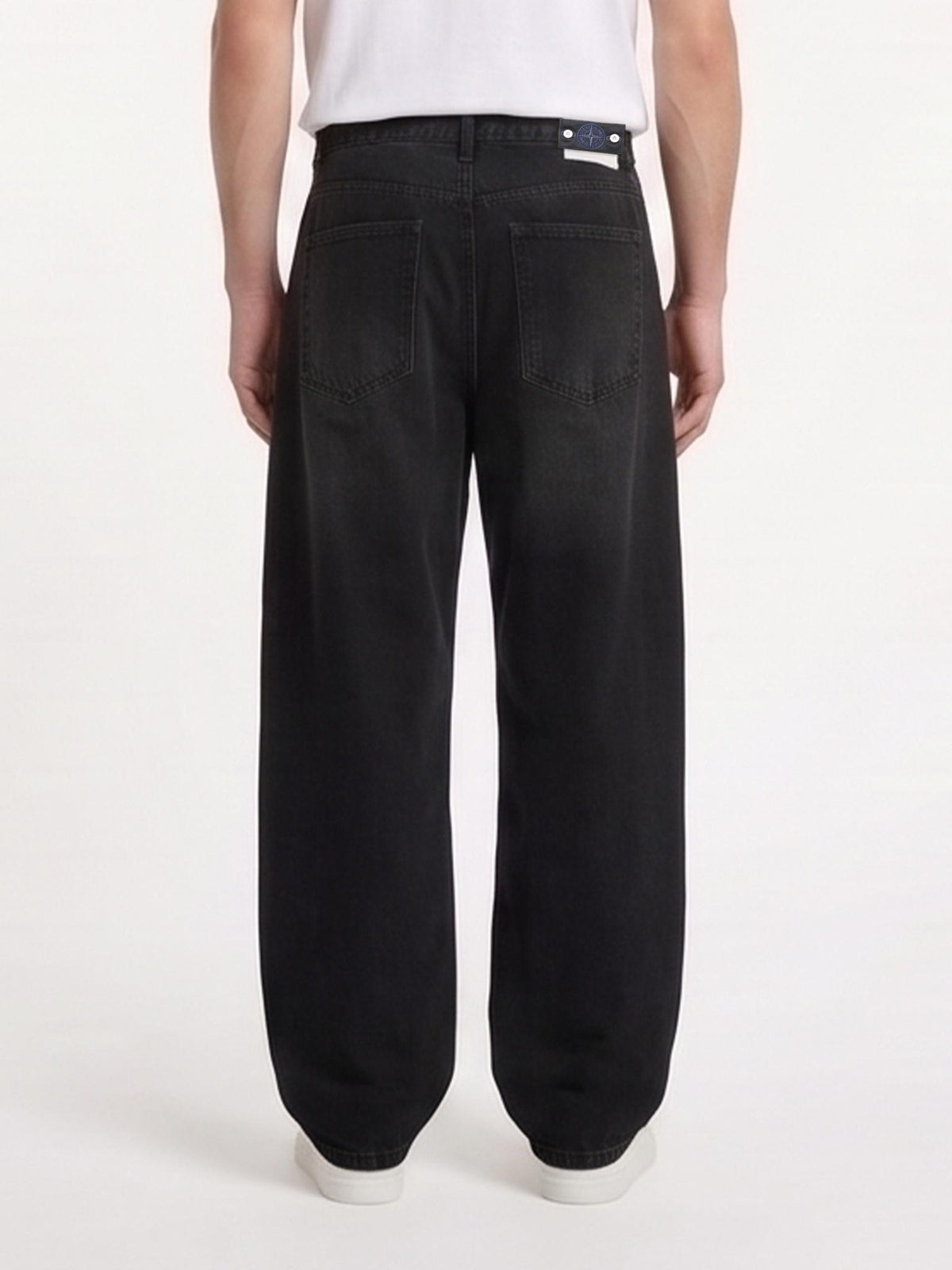 STONE ISLAND Blue Denim Jeans Men