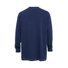 AMI Long Sleeve Sweatshirt Men HTS370 726 A021 INK DOM