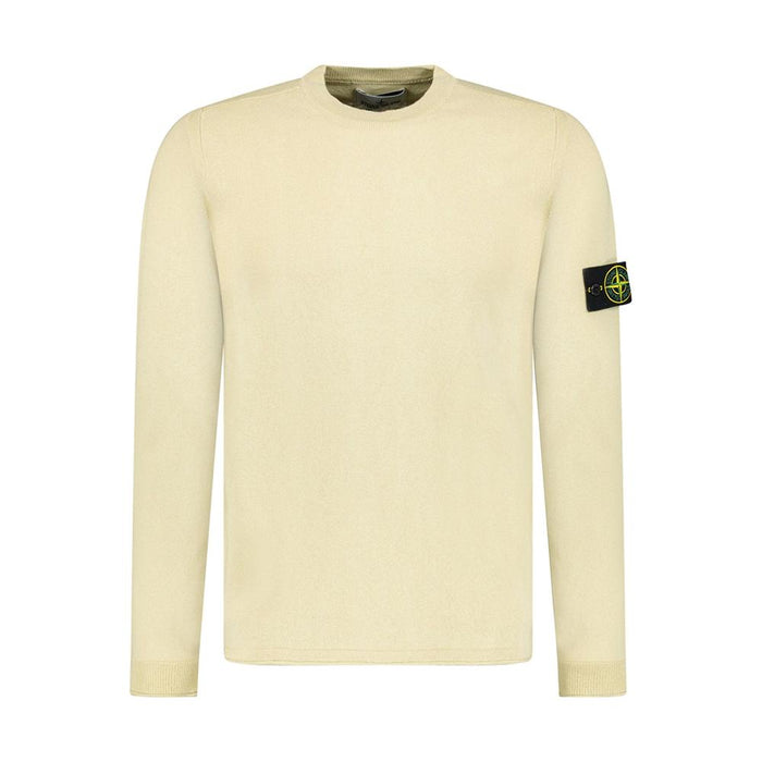 STONE ISLAND Men’s Regular Fit Crewneck Knit Sweater Black