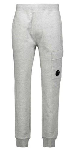 CP Company Lens Patch Greystone Melange Jogger Sweatpants 18CMSP017 A005086 WM94