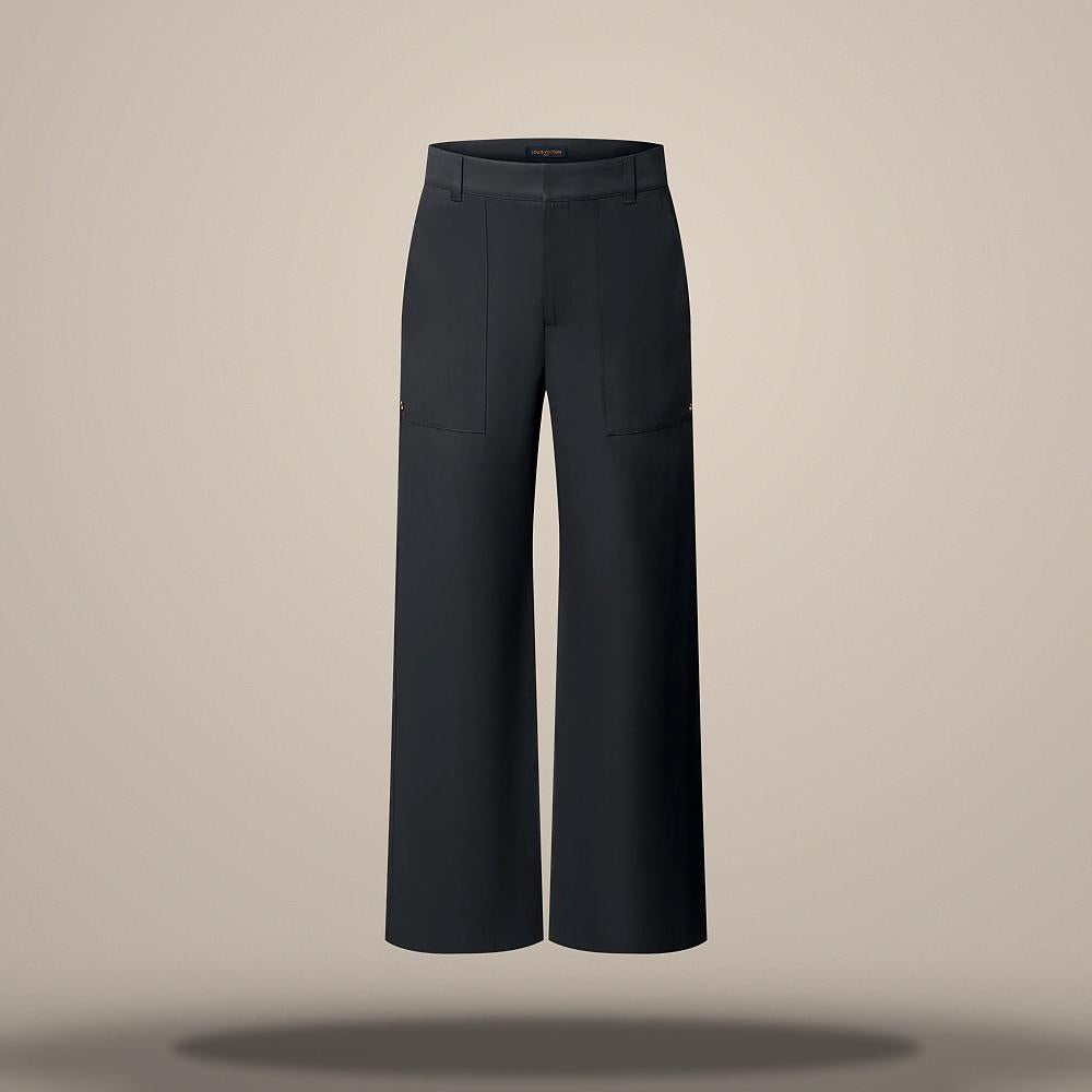 Louis Vuitton Women's Relaxed Fit Embossed Signature Pants 1AK76D