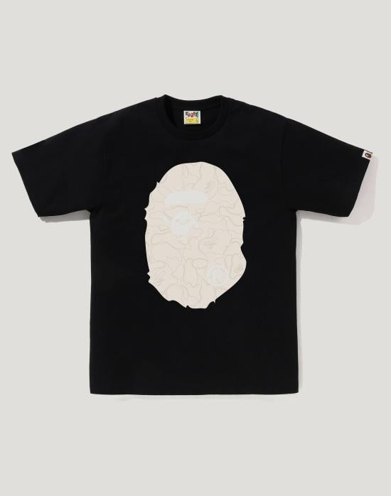 BAPE Black Short Sleeve T-Shirt Men’s Cotton Top 001TEM 301022