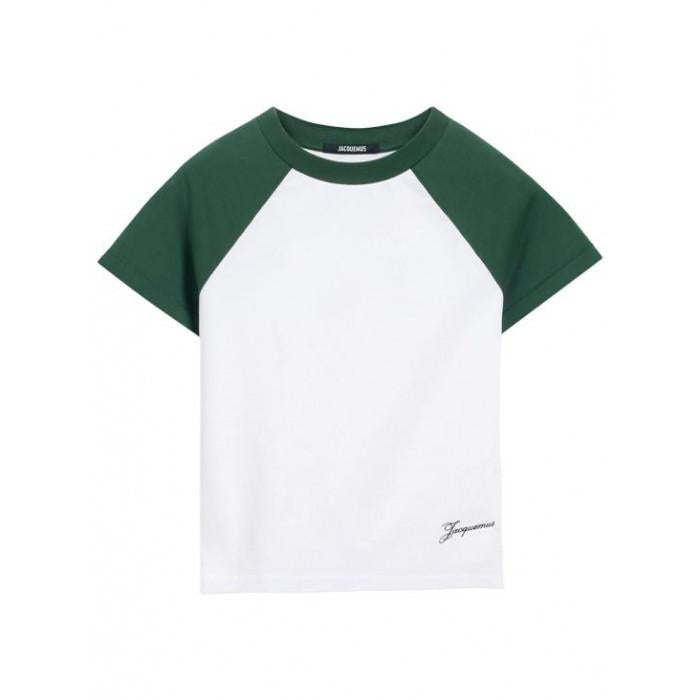 JACQUEMUS The Baseball Mini Women's Cropped T-Shirt 251JS205 2031 050