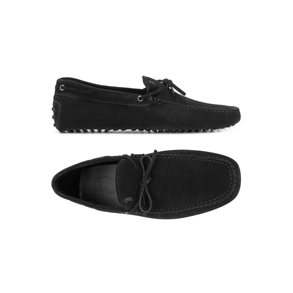Tods New Gommino Suede Driving Loafers Black XXM0GW05470 RE0 B999