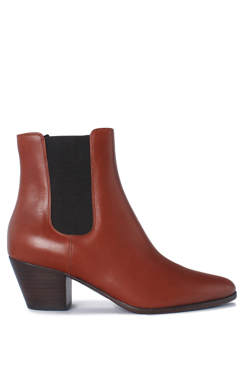 CELINE Saint Germain Caramel 55mm Heel Women's Chelsea Boots 327653002C 04CA