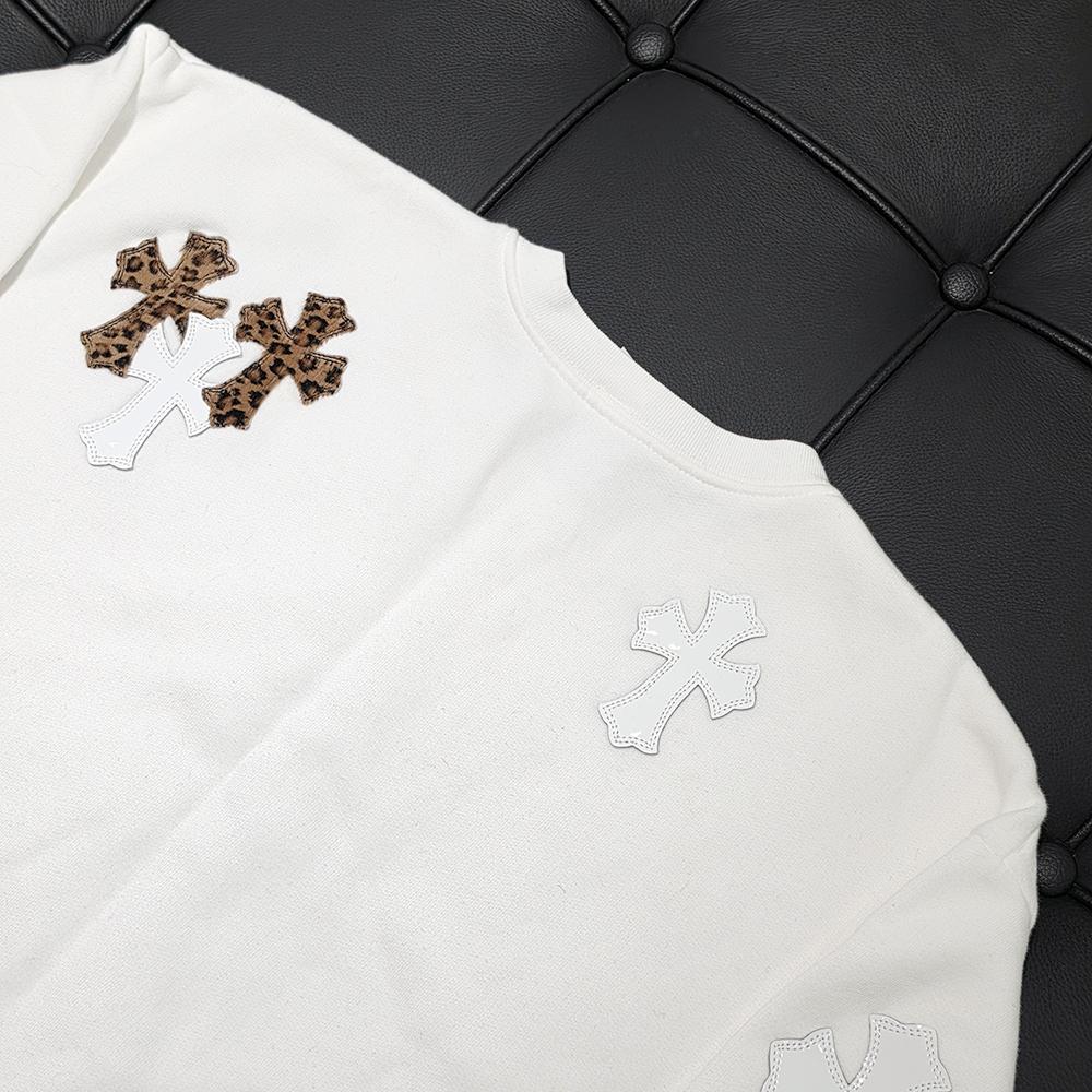 Chrome Hearts Paper Jam Patch White Sweatshirt Unisex