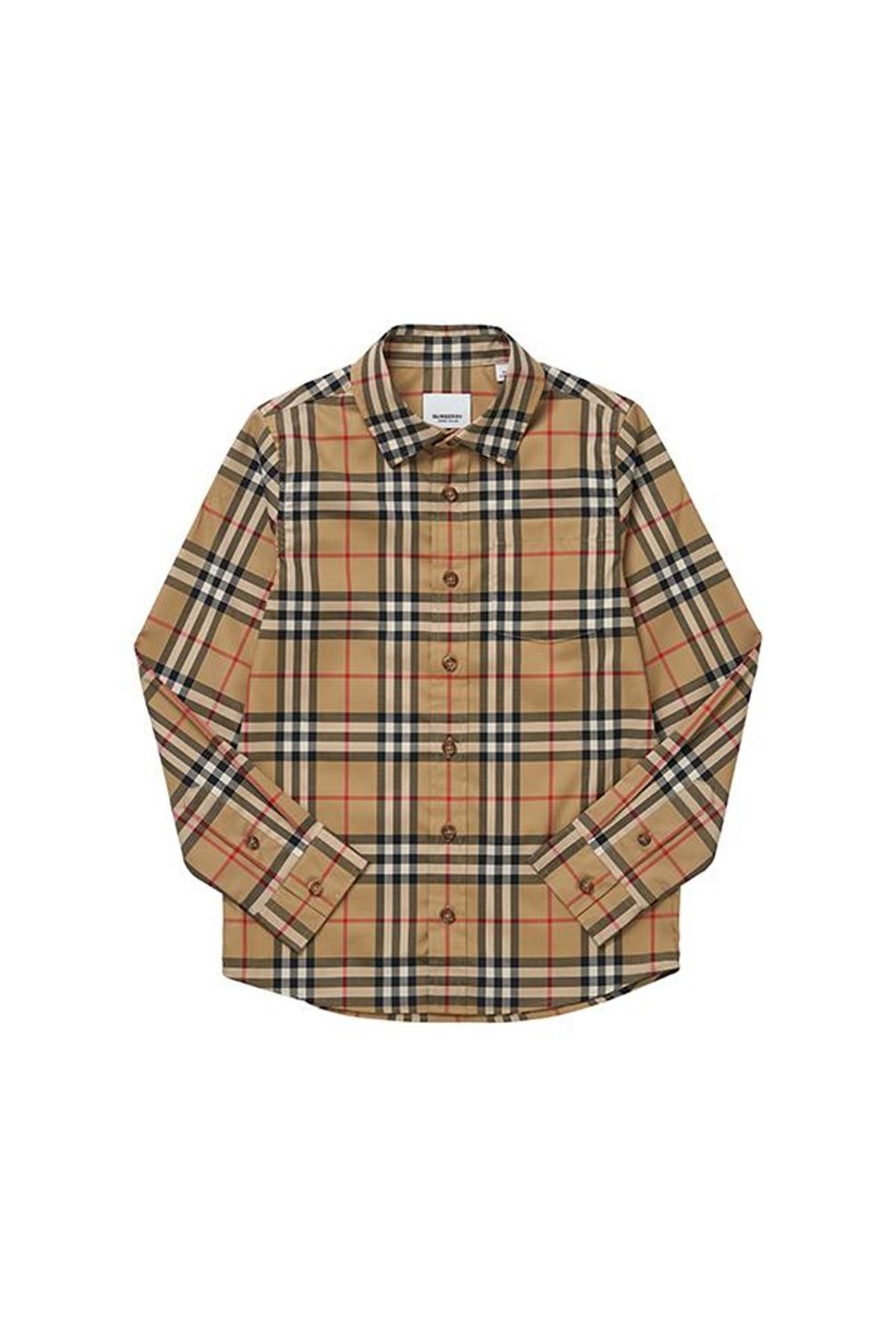 BURBERRY Kids Checked Cotton Shirt A7028